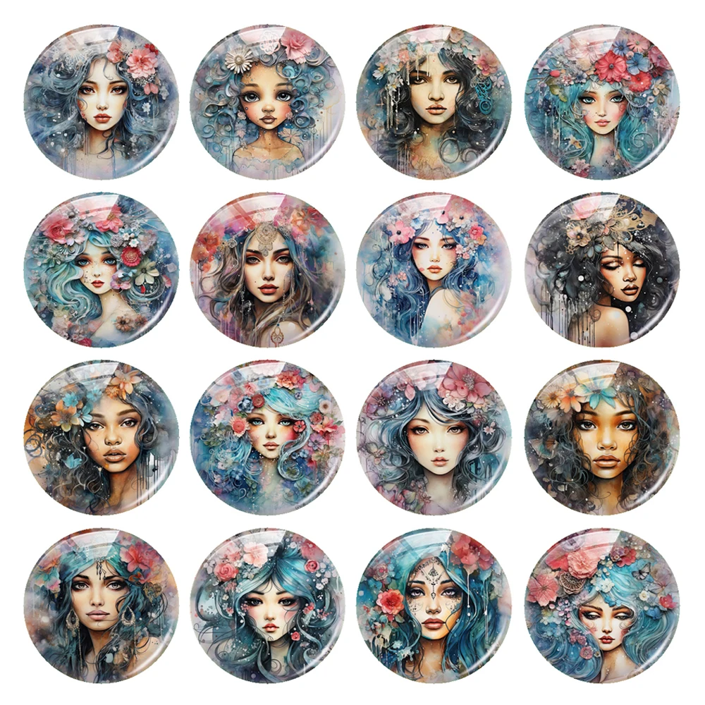 Handmade Beauty Flower Girl Photo Glass Cabochon Flatback Charms Demo Flat Back Cameo For Diy Jewelry Making Accessories
Handmade Beauty Flower Girl Photo Glass Cabochon Flatback Charms Demo Flat Back Cameo For Diy Jewelry Making Accessories