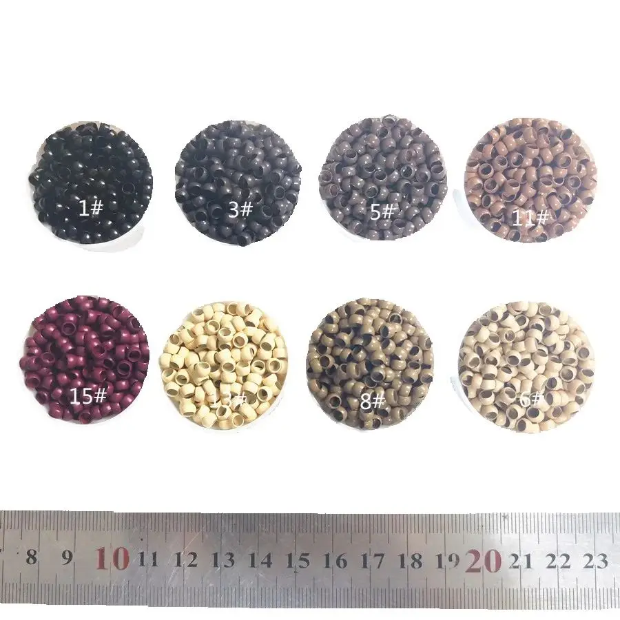 500pcs 4.0mm Hair Rings Beads for Hair Extensions Micro Hair Extensions Rings/Links/Beads without Silicone
500pcs 4.0mm Hair Rings Beads for Hair Extensions Micro Hair Extensions Rings/Links/Beads without Silicone