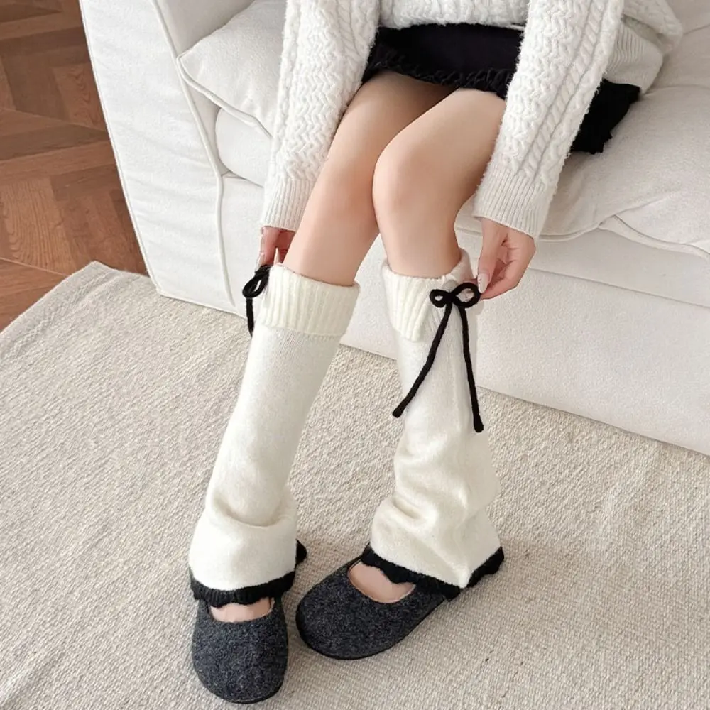 Solid Color Y2K Lace Up Leg Warmers Sweet Ballet Flare Women's Plush Stockings Elastic Hosiery Knit Banding Leggings Winter
Solid Color Y2K Lace Up Leg Warmers Sweet Ballet Flare Women's Plush Stockings Elastic Hosiery Knit Banding Leggings Winter