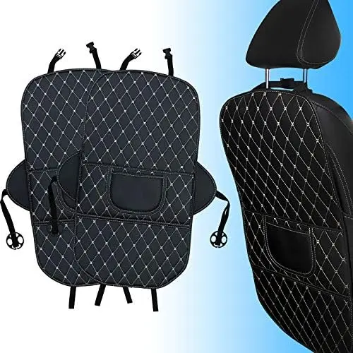 Premium Car Back Seat Protector 2-Pack with Storage Pockets, Odor-Free Fabric for Leather Seat Protection
Premium Car Back Seat Protector 2-Pack with Storage Pockets, Odor-Free Fabric for Leather Seat Protection