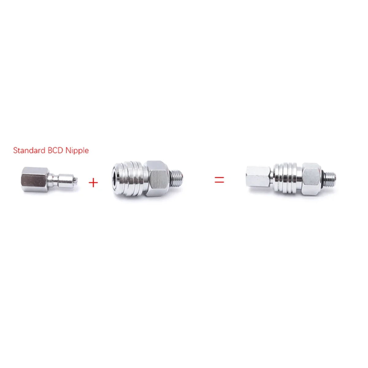 JAS-Scuba Diving BCD Standard Male BCD Connector to 3/8-24 Low Voltage Thread Connector CCR Connector
JAS-Scuba Diving BCD Standard Male BCD Connector to 3/8-24 Low Voltage Thread Connector CCR Connector