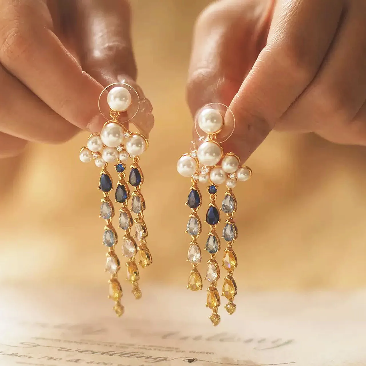 New Jewelry & Accessories Cute And Romantic Style Cloud&Colorful Water Drop Shaped Tassel Earrings For Women's Parties & Gifts
New Jewelry & Accessories Cute And Romantic Style Cloud&Colorful Water Drop Shaped Tassel Earrings For Women's Parties & Gifts