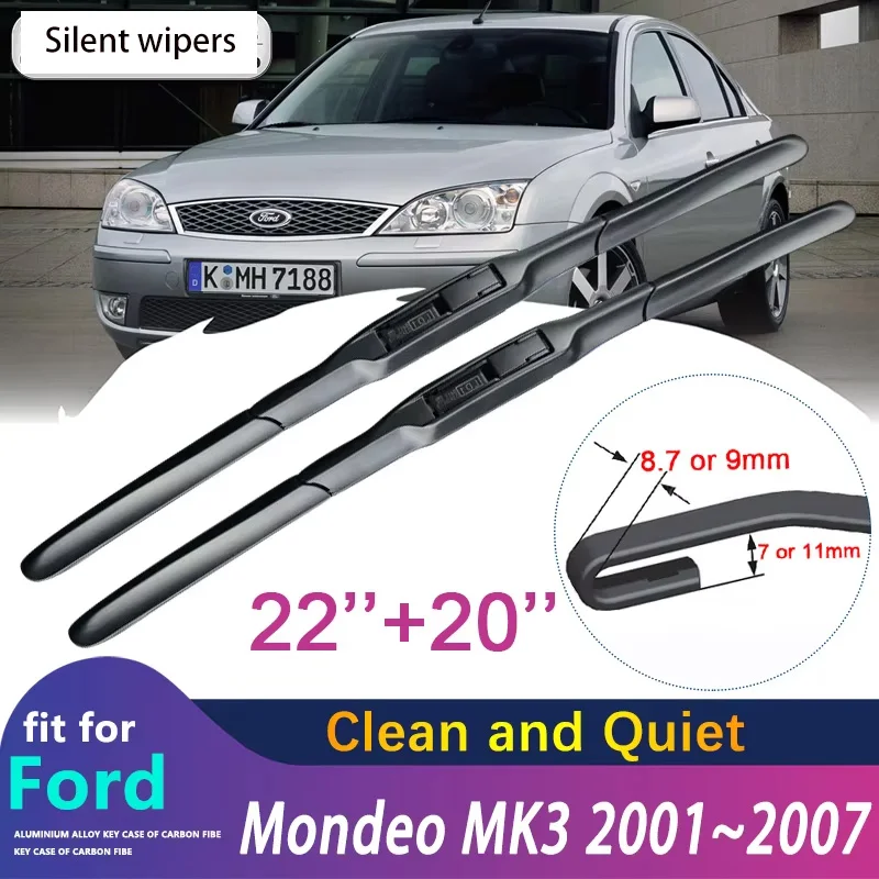 for Ford Mondeo MK3 2001~2007 2004 2005 2006 Front Windscreen Windshield Wipers Car Wiper Blade Car Accessories
for Ford Mondeo MK3 2001~2007 2004 2005 2006 Front Windscreen Windshield Wipers Car Wiper Blade Car Accessories