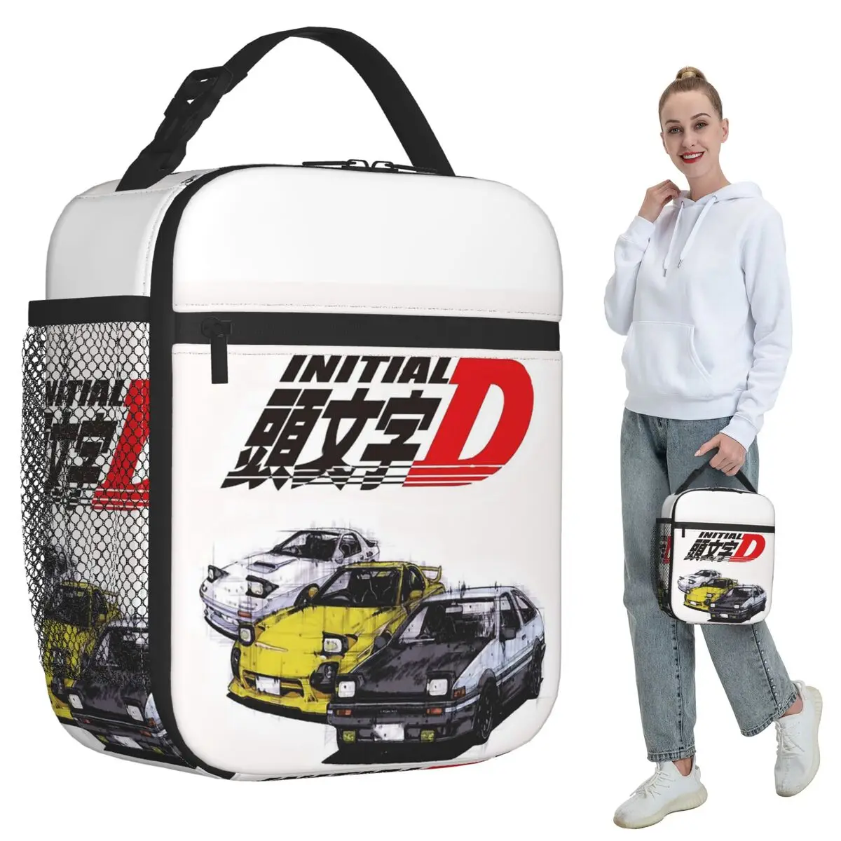 Изолированная сумка для обеда Initial D Neon Ae86, школьный холодильник, термосумка для еды, портативная коробка для завтрака, контейнер
Изолированная сумка для обеда Initial D Neon Ae86, школьный холодильник, термосумка для еды, портативная коробка для завтрака, контейнер