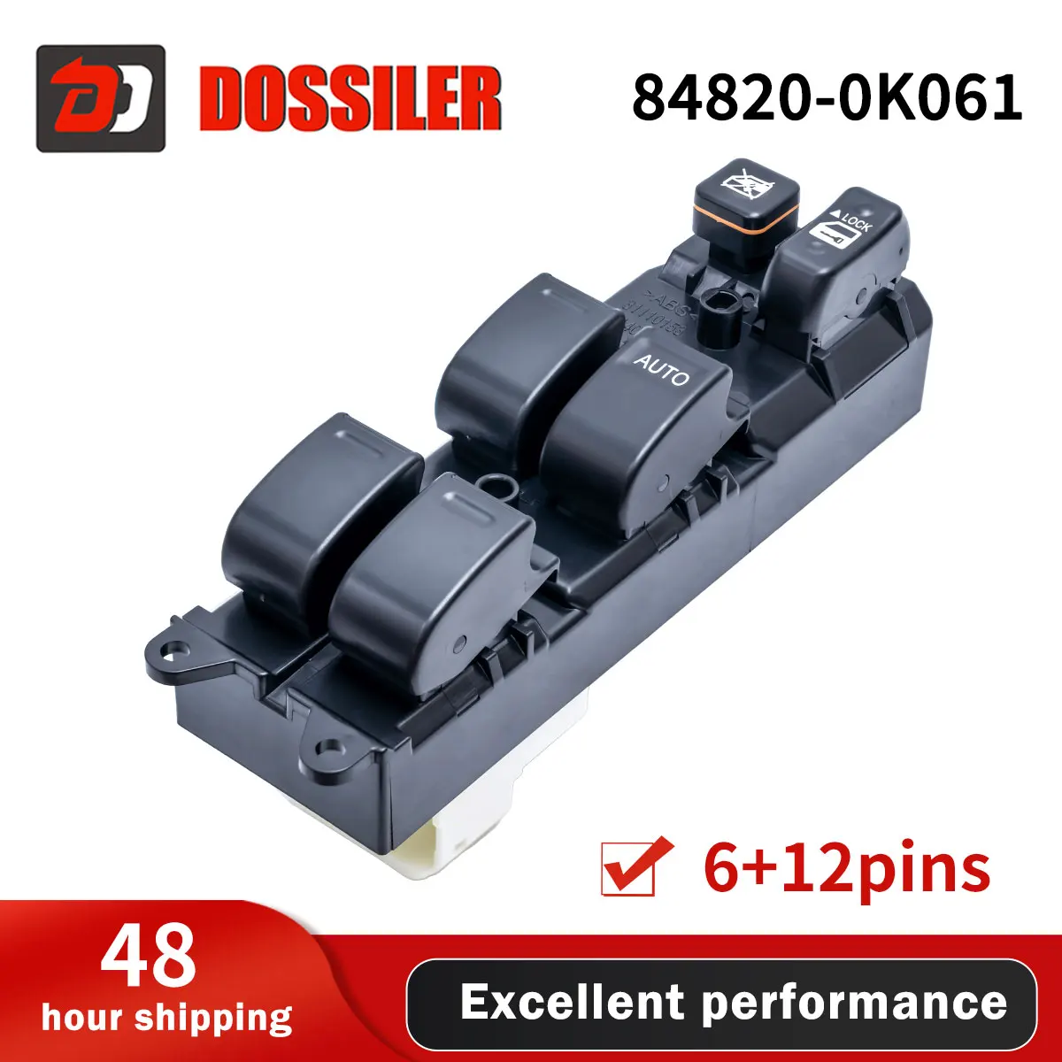 84820-0K061 Dossiler For Toyota Hilux Fortuner Corolla Vios Right Hand Driver Window Control Switch Regulator Accessories 18Pins
84820-0K061 Dossiler For Toyota Hilux Fortuner Corolla Vios Right Hand Driver Window Control Switch Regulator Accessories 18Pins