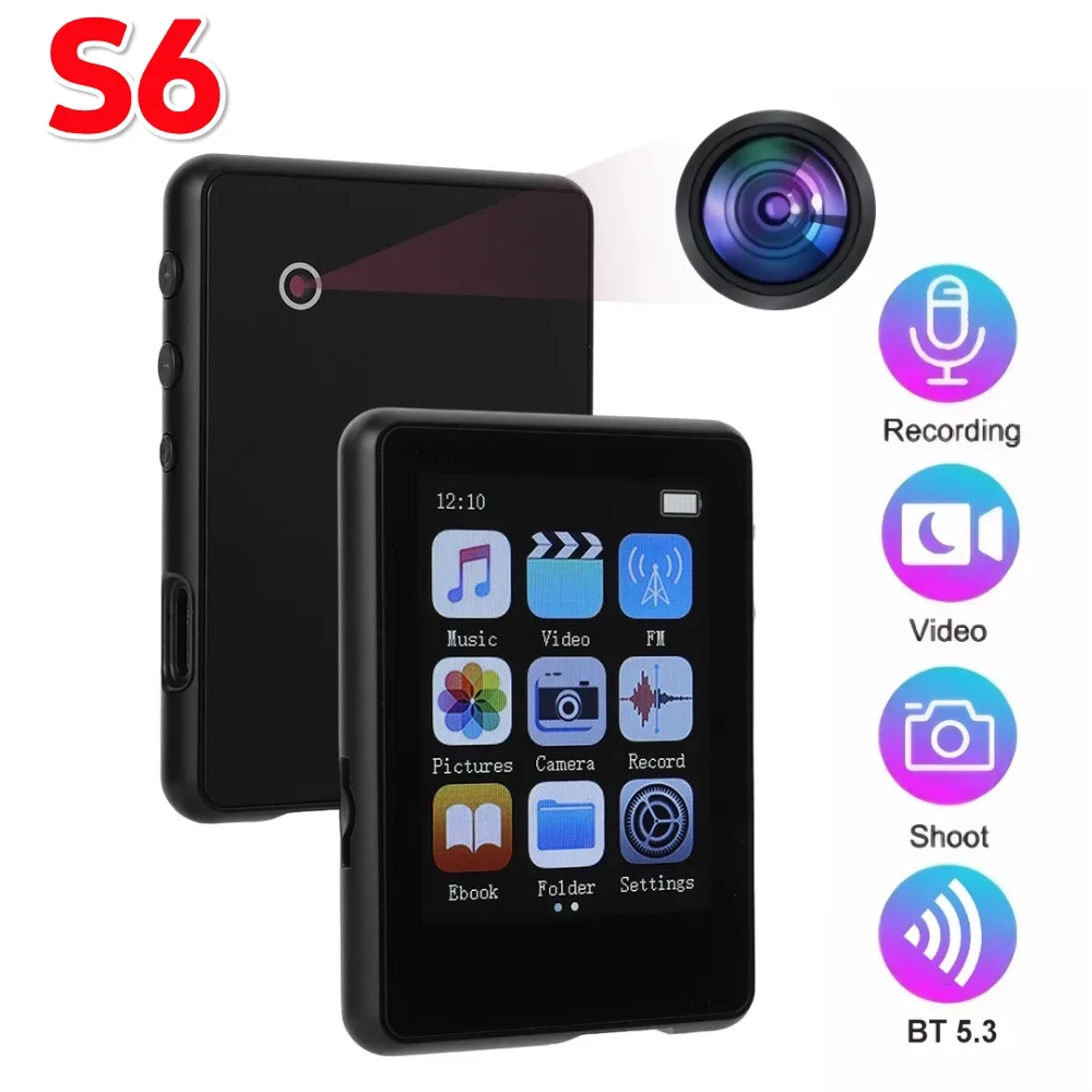 2.4'' Touchscreen MP3 Player Bluetooth 5.3 Full Touch Screen HiFi Lossless Music Player Support TF Card E-book Recording
2.4'' Touchscreen MP3 Player Bluetooth 5.3 Full Touch Screen HiFi Lossless Music Player Support TF Card E-book Recording