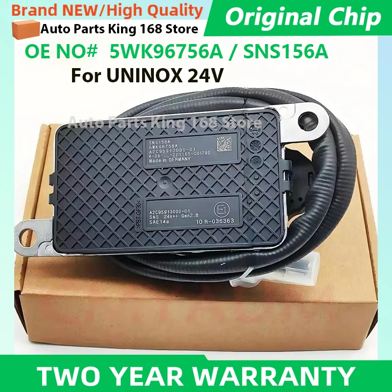 5WK96756A 5WK96756 SNS156A A2C95913000-01 Original New Nitrogen Oxygen Nox Sensor For UNINOX Engine Car Trunk Excavator
5WK96756A 5WK96756 SNS156A A2C95913000-01 Original New Nitrogen Oxygen Nox Sensor For UNINOX Engine Car Trunk Excavator