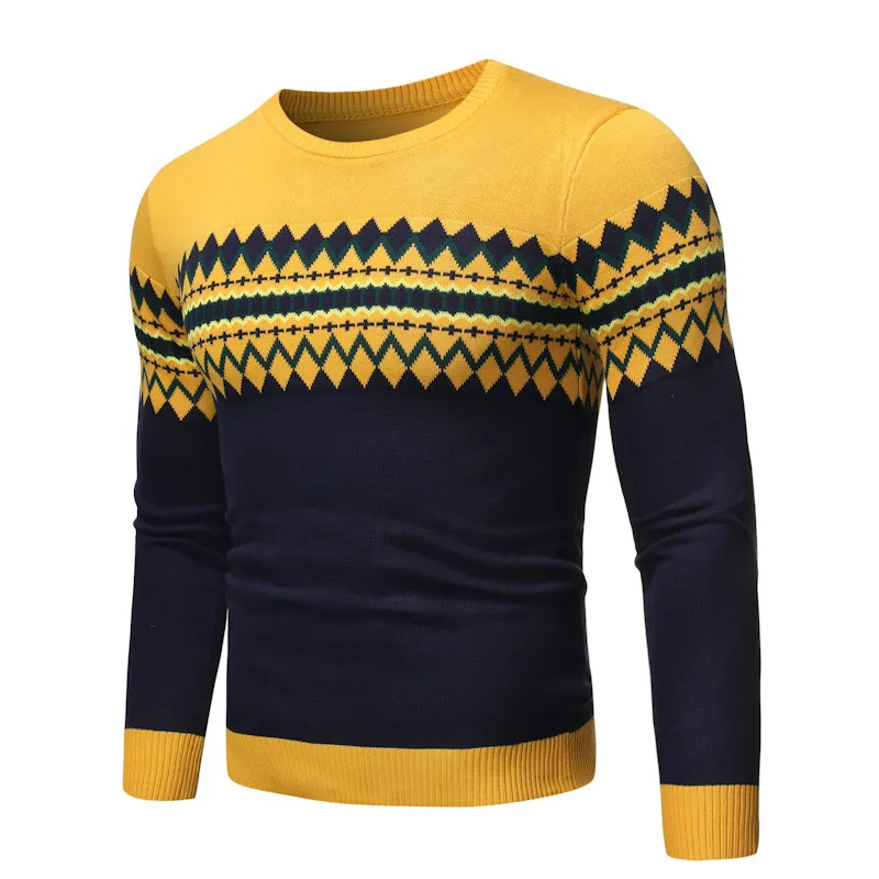 Casual Knitted Sweater round Ne Pullover Boting Autumn Winter Men's Faion Ci Sle Long Sve Woolen Yarn Clothes
Casual Knitted Sweater round Ne Pullover Boting Autumn Winter Men's Faion Ci Sle Long Sve Woolen Yarn Clothes