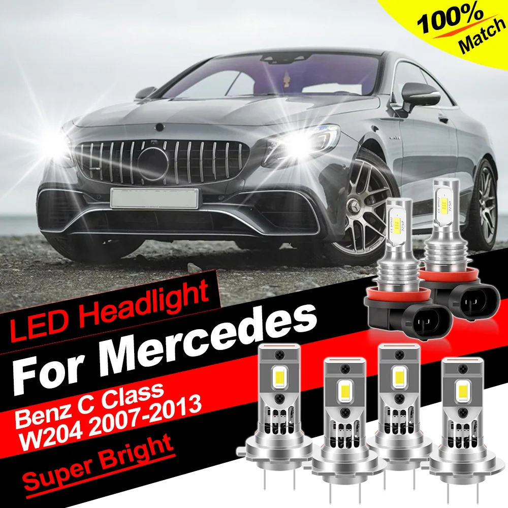Car LED Headlight Bulb Headlamp Ampoule LED Fog Light For Mercedes-Benz C Class W204 2007-2013 2008 2009 2010 Canbus Accessories
Car LED Headlight Bulb Headlamp Ampoule LED Fog Light For Mercedes-Benz C Class W204 2007-2013 2008 2009 2010 Canbus Accessories