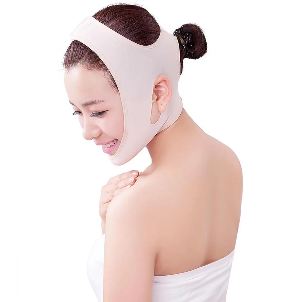 Facial Slimming Mask Size M Skin Friendly Stretch Fabric Double Chin Correction Bandage Slim Face Mask
Facial Slimming Mask Size M Skin Friendly Stretch Fabric Double Chin Correction Bandage Slim Face Mask