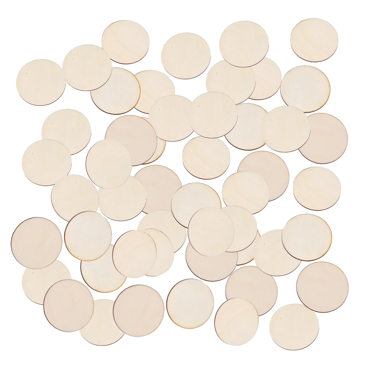 50 Pcs Round Coasters Cutouts Log Color Wood Chips Wooden Small Wafer DIY Ornament Home Decor
50 Pcs Round Coasters Cutouts Log Color Wood Chips Wooden Small Wafer DIY Ornament Home Decor