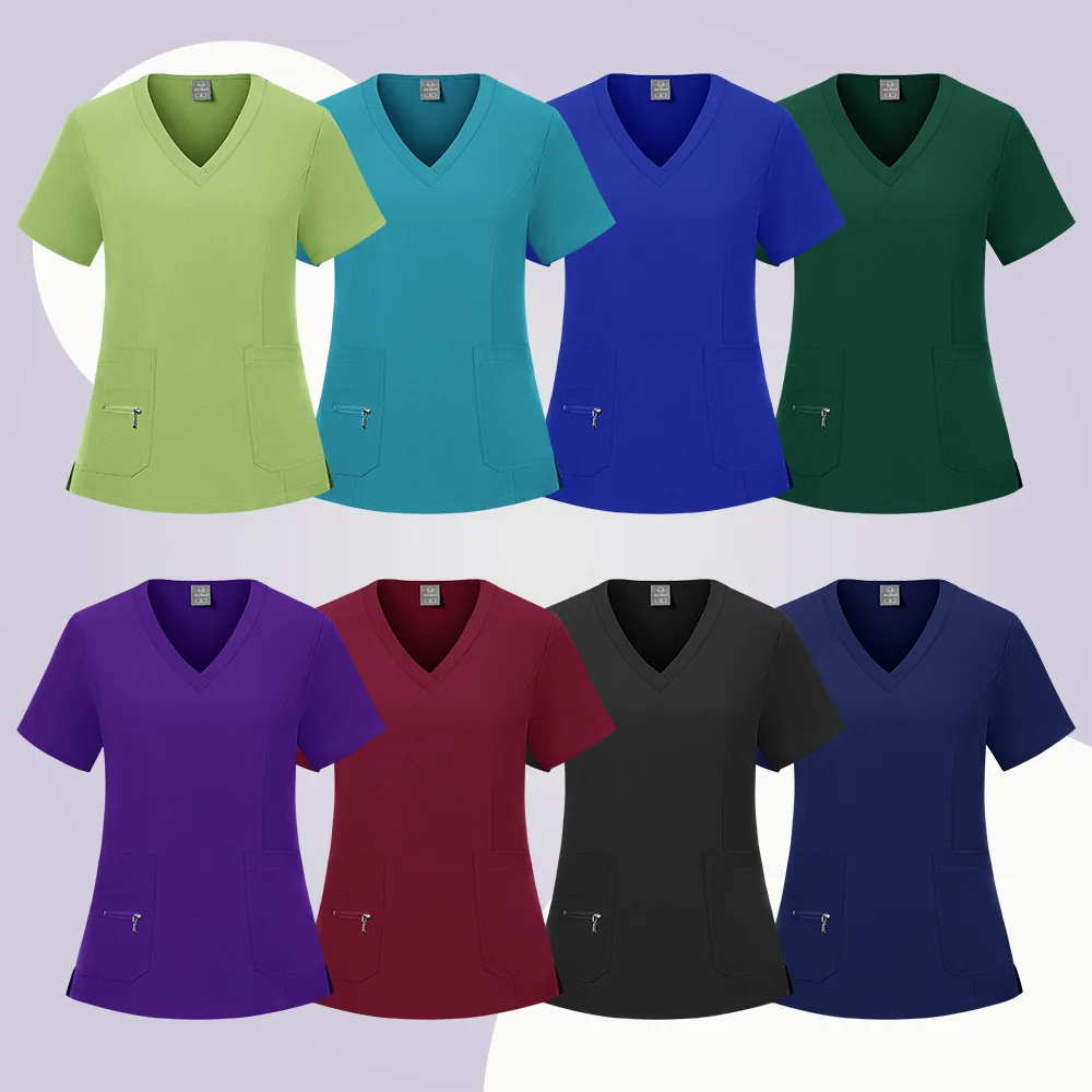 New Operating Room Short Sleeved Clothes, Women's Top, Nurse's Clothing, Doctor's Hand Washing Clothes
New Operating Room Short Sleeved Clothes, Women's Top, Nurse's Clothing, Doctor's Hand Washing Clothes
