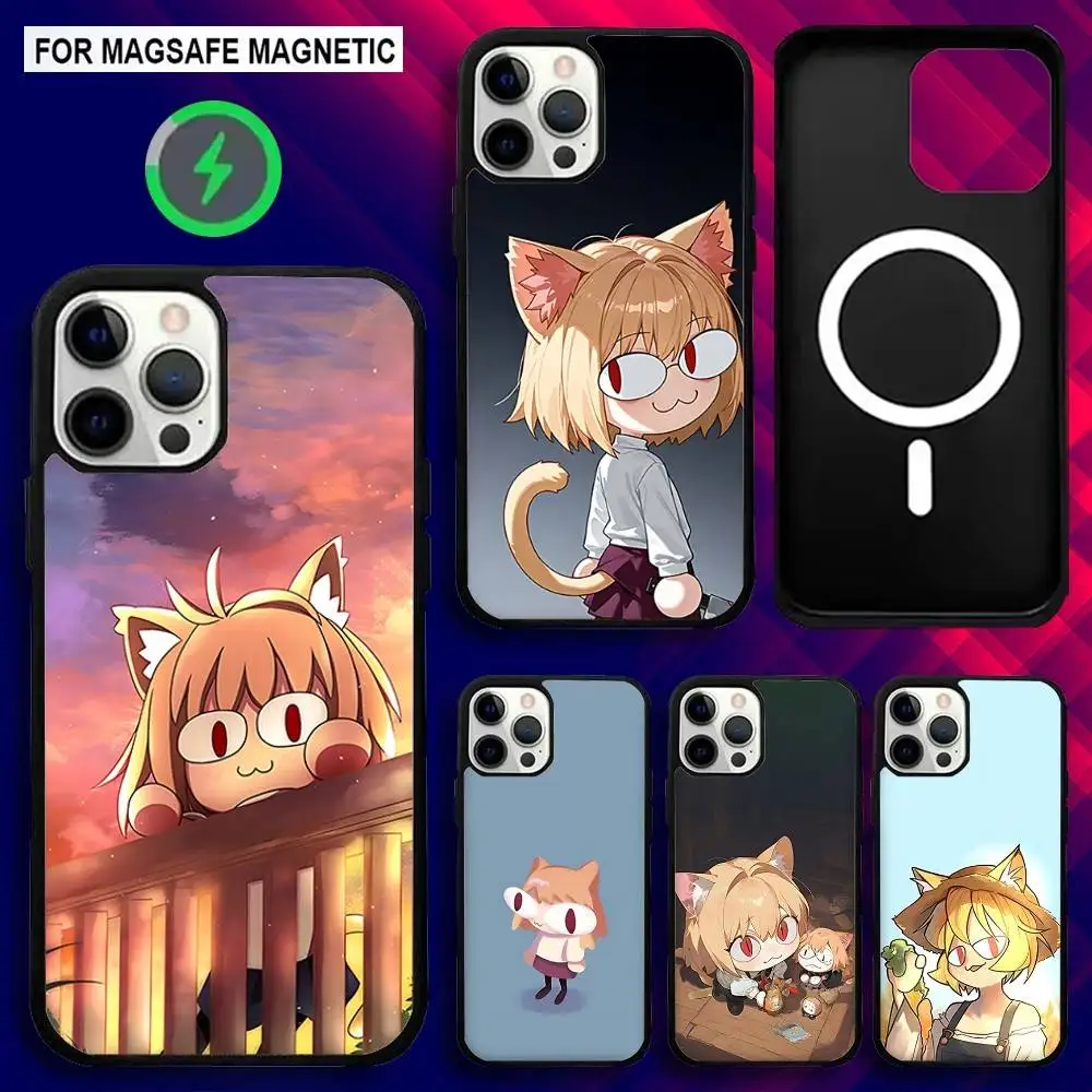 Cute Neco-Arc Phone Case For iPhone 17,16,15,14,13,12,11,Pro,Max,Plus,Mini,SE4,E Magnetic Magsafe Wireless Charging 
Cute Neco-Arc Phone Case For iPhone 17,16,15,14,13,12,11,Pro,Max,Plus,Mini,SE4,E Magnetic Magsafe Wireless Charging