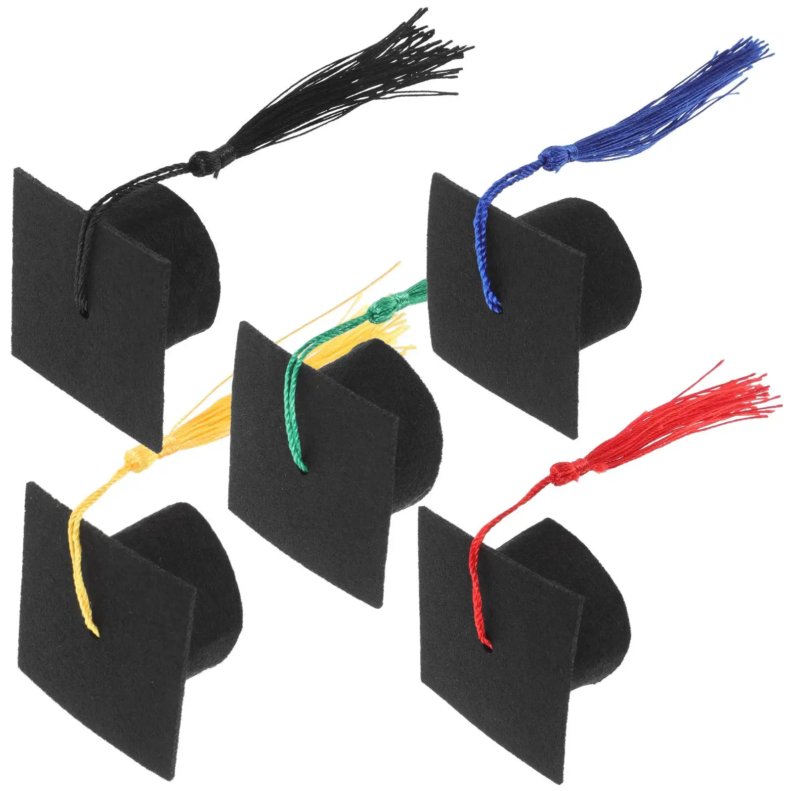 5 Pcs Bottle Graduation Cap Decoration Tassel Mini Topper Home Store Party Christmas Bar Tools Kitchen Accessories
5 Pcs Bottle Graduation Cap Decoration Tassel Mini Topper Home Store Party Christmas Bar Tools Kitchen Accessories