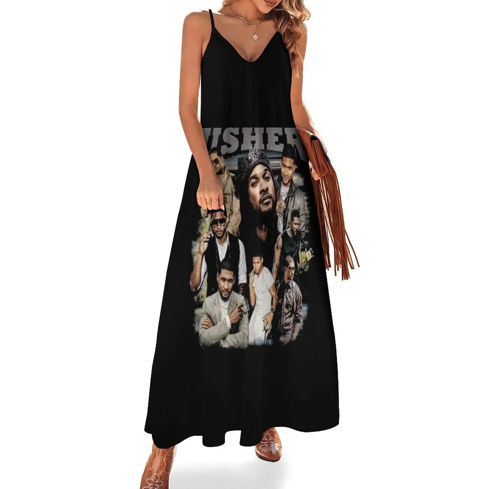 VTG - USHER BOOTLEG DESIGN Sleeveless Dress elegant party dress for women 2024 clothes for woman
VTG - USHER BOOTLEG DESIGN Sleeveless Dress elegant party dress for women 2024 clothes for woman