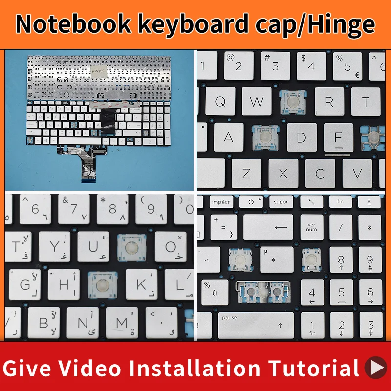 Replacement Keycap Key cap Hinge for HP Pavilion 15-EH 15-EG 15-EH0000 15M-EH 15M-EG 15Z-EH TPN-Q246 TPN-Q245 Keyboard Keys
Replacement Keycap Key cap Hinge for HP Pavilion 15-EH 15-EG 15-EH0000 15M-EH 15M-EG 15Z-EH TPN-Q246 TPN-Q245 Keyboard Keys