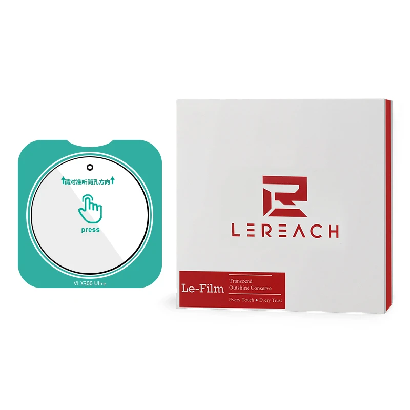 Lereach TF For Vivo X300 Ultra 5G 2pcs Tempered Glass Impact resistant Coverage Camera Screen Protector
Lereach TF For Vivo X300 Ultra 5G 2pcs Tempered Glass Impact resistant Coverage Camera Screen Protector