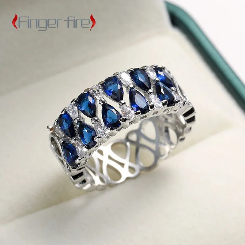 Fashion Silver Plated Blue Cutout Women's Ring Anniversary Gift Beach Party Jewelry Work Noble
Fashion Silver Plated Blue Cutout Women's Ring Anniversary Gift Beach Party Jewelry Work Noble