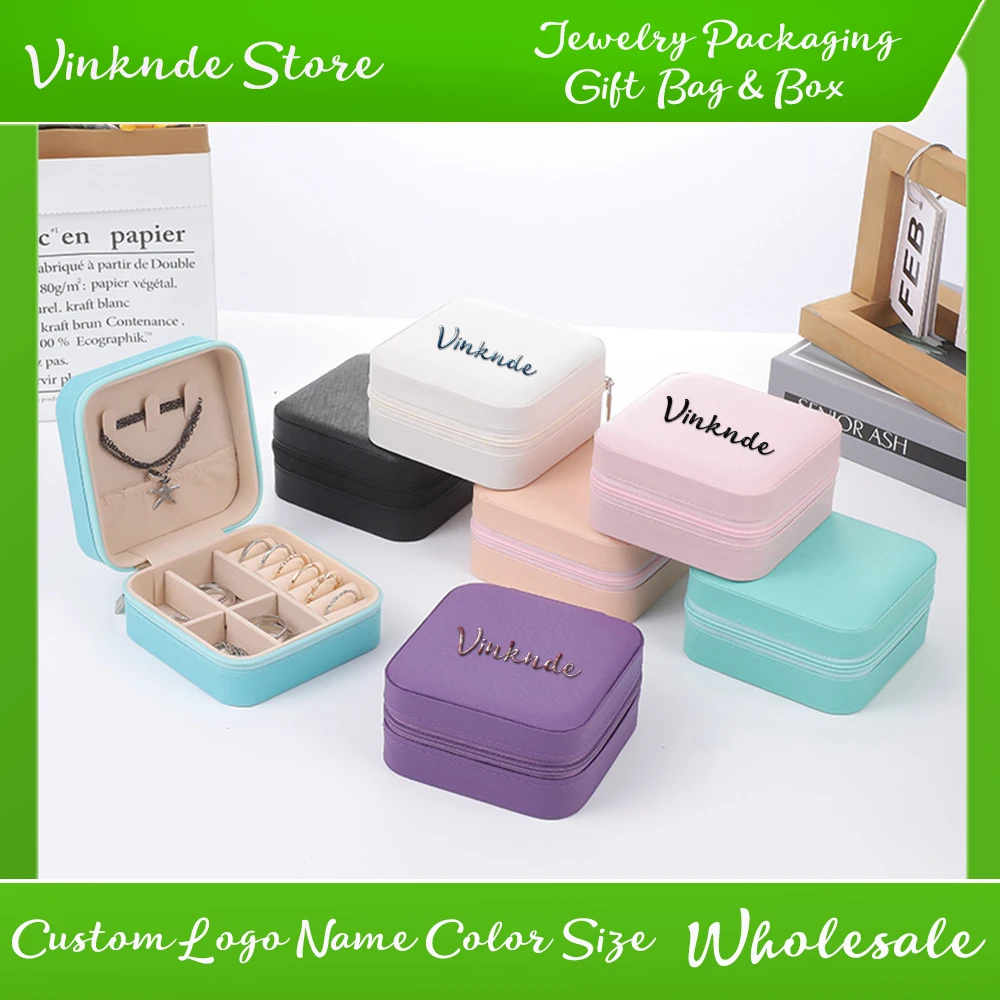 Personalization Portable Mini Storage Jewelry Boxes Customed Logo Earrings Necklace Rings Portable Travel Packaging Display Case
Personalization Portable Mini Storage Jewelry Boxes Customed Logo Earrings Necklace Rings Portable Travel Packaging Display Case