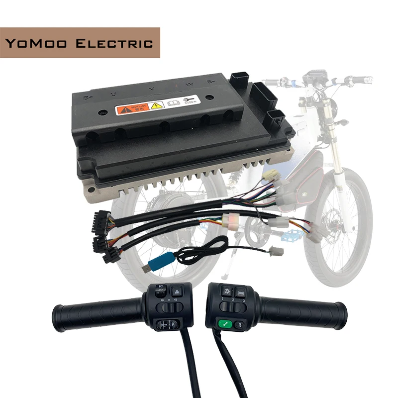 2KW 3KW VOTOL EM-100 DC 100A Brushless 48V-72V EM100 Controller With T08 Hall Throttle And USB For Electric Scooter Motorcycles
2KW 3KW VOTOL EM-100 DC 100A Brushless 48V-72V EM100 Controller With T08 Hall Throttle And USB For Electric Scooter Motorcycles