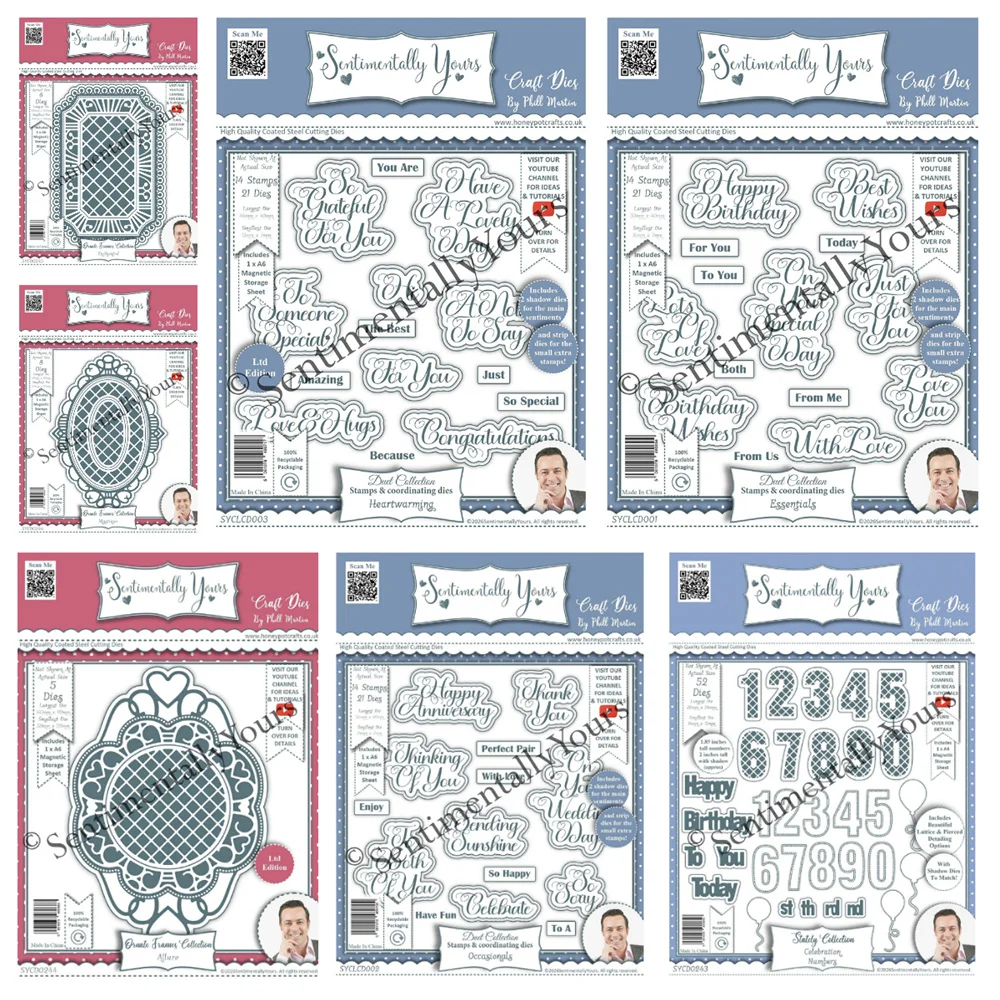 Essential Sentimentally Yours 2026 New Heartwarming A5 A6 Set Celebration Numbers A4 Die Stamps DIY Scrapbooking Card Gift Molds
Essential Sentimentally Yours 2026 New Heartwarming A5 A6 Set Celebration Numbers A4 Die Stamps DIY Scrapbooking Card Gift Molds