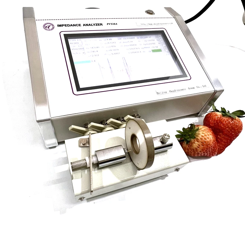 1KHz~3MHz Ultrasonic Full Touch Screen Impedance Analyzer For Sonotrode Tuning
1KHz~3MHz Ultrasonic Full Touch Screen Impedance Analyzer For Sonotrode Tuning