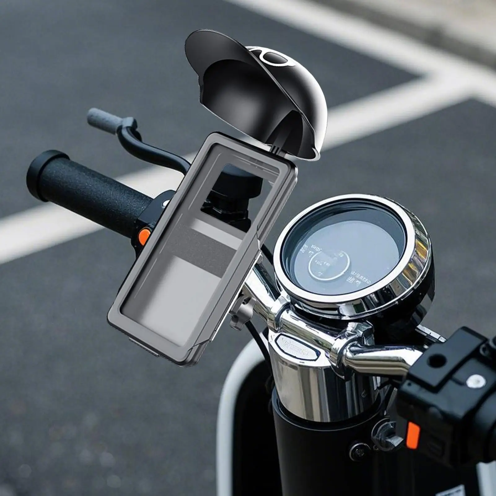 Motorcycle Phone Holder Sun Hat with Helmet Rainproof Horned Helmet shape Cellphone Stand Adjustable Motorcycle Phone Support 
Motorcycle Phone Holder Sun Hat with Helmet Rainproof Horned Helmet shape Cellphone Stand Adjustable Motorcycle Phone Support