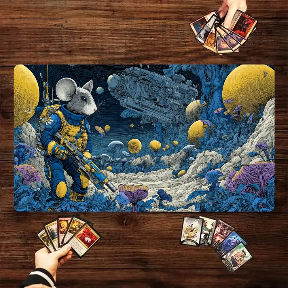 Space Mech Rat Warrior Magic Card Battle Mat MTG Playmat Anti-slip Base 35X60CM gathering gaming mats Board Game Mat for TCG
Space Mech Rat Warrior Magic Card Battle Mat MTG Playmat Anti-slip Base 35X60CM gathering gaming mats Board Game Mat for TCG