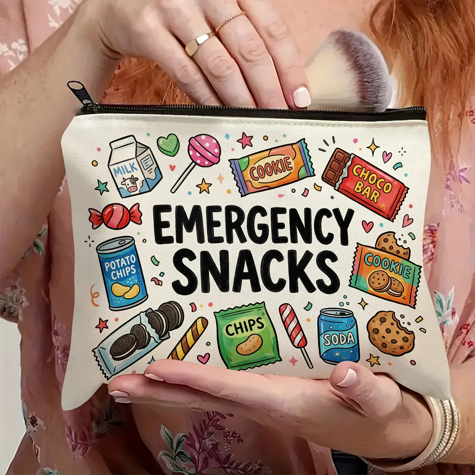Fun Travel Makeup Bag, Snack Bag, Women's Gift Makeup Bag, Weekend Travel Makeup Bag, Food Zipper Makeup Bag, Food Safety Bag
Fun Travel Makeup Bag, Snack Bag, Women's Gift Makeup Bag, Weekend Travel Makeup Bag, Food Zipper Makeup Bag, Food Safety Bag