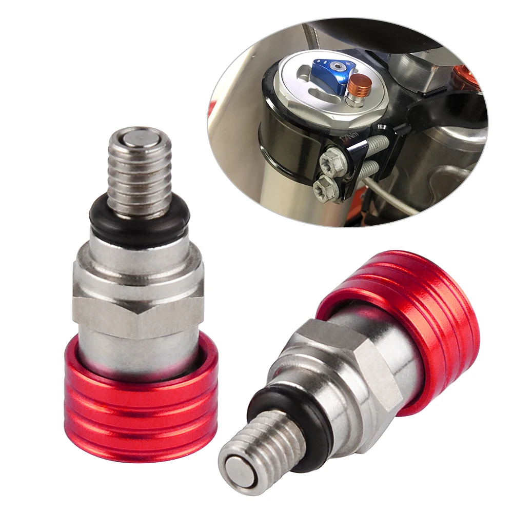 NICECNC Motorcycle M5x0.8 Fork Air Bleeder Valves Screws Kit For Honda CR 80 85 125 250 500 CRF 250R 250X 450R 450X 250RX 450RX
NICECNC Motorcycle M5x0.8 Fork Air Bleeder Valves Screws Kit For Honda CR 80 85 125 250 500 CRF 250R 250X 450R 450X 250RX 450RX