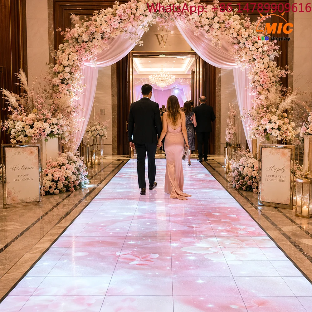 Waterproof LED Floor Tile Display P4.81 P3.91 Smart Interactive LED Dance Floor Screen For WeddingInteractive LED Floor DisplayH
Waterproof LED Floor Tile Display P4.81 P3.91 Smart Interactive LED Dance Floor Screen For WeddingInteractive LED Floor DisplayH