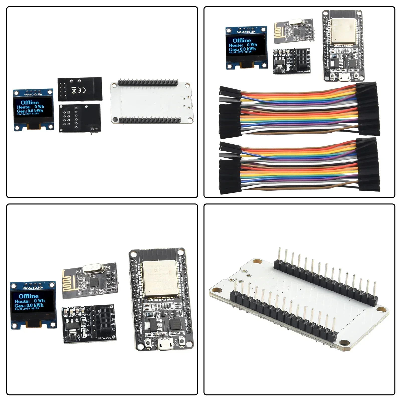 Подключи и работай OpenDTU ESP32 + NRF24L01 + кабель + дисплей модуль легкая установка в режиме реального времени Широкая совместимость
Подключи и работай OpenDTU ESP32 + NRF24L01 + кабель + дисплей модуль легкая установка в режиме реального времени Широкая совместимость