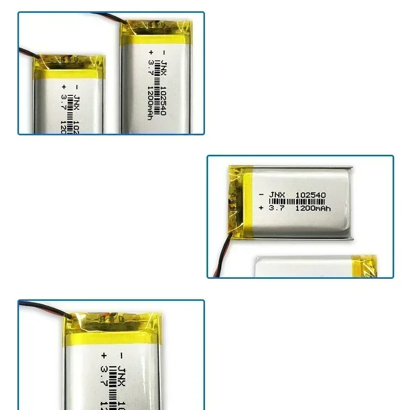 Новый 102540 Оригинальная литиевая батарея Lipo 3,7 В 1200 мАч, полимерные батареи для GPS-локатора Mp3/Mp4, медицинское косметическое оборудование, подзарядка
Новый 102540 Оригинальная литиевая батарея Lipo 3,7 В 1200 мАч, полимерные батареи для GPS-локатора Mp3/Mp4, медицинское косметическое оборудование, подзарядка