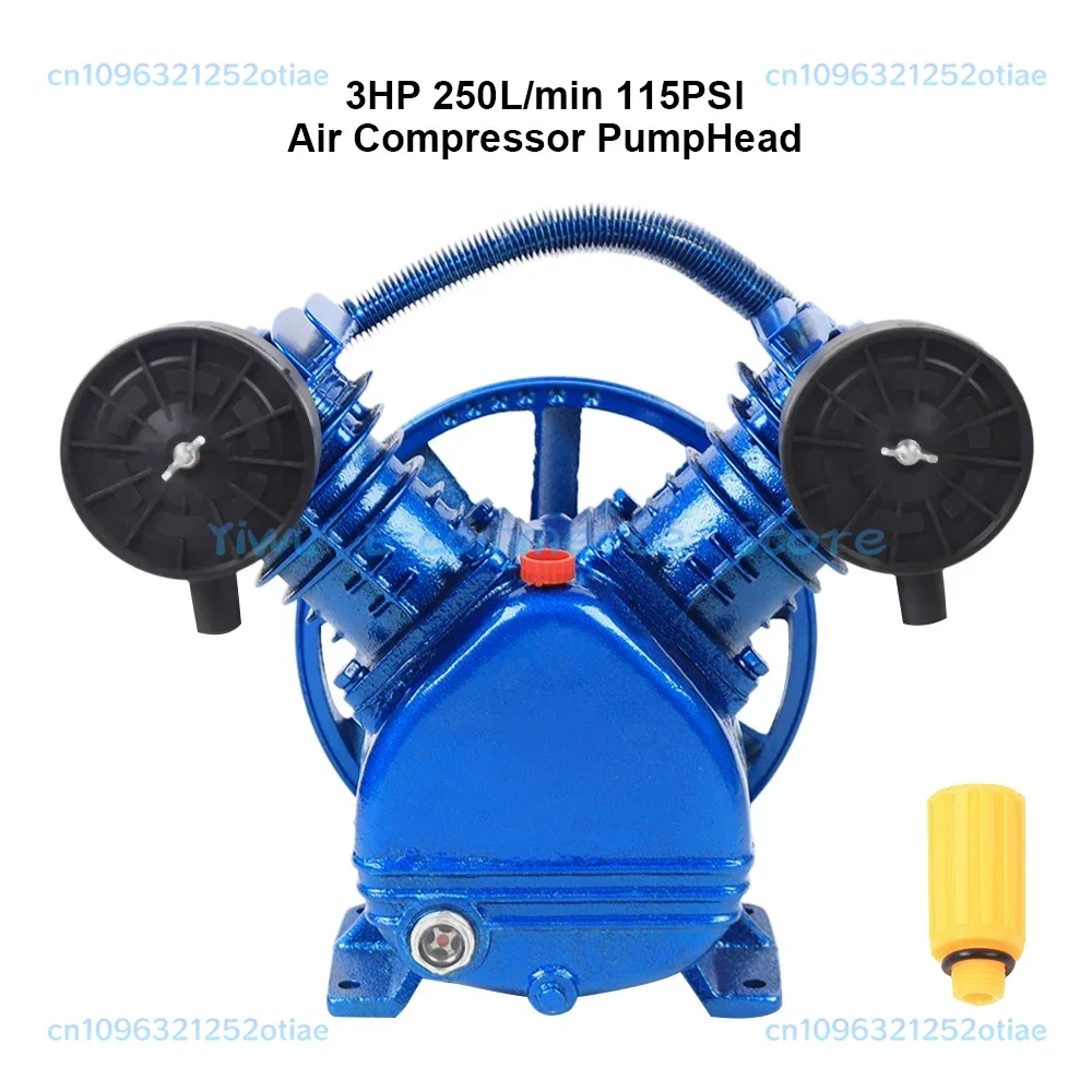 for 2.2KW Air Compressor Pump Head V-Style 2 Piston Twin Cylinder V Type Single Stage 115PSI 250L/min
for 2.2KW Air Compressor Pump Head V-Style 2 Piston Twin Cylinder V Type Single Stage 115PSI 250L/min