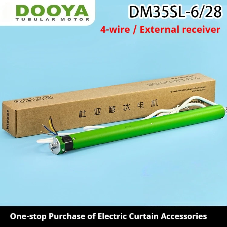 Dooya DM35SL4 Roller Blind Tubular Motor Electric Curtain Motor with RF Remote Control for Smart Home
Dooya DM35SL4 Roller Blind Tubular Motor Electric Curtain Motor with RF Remote Control for Smart Home