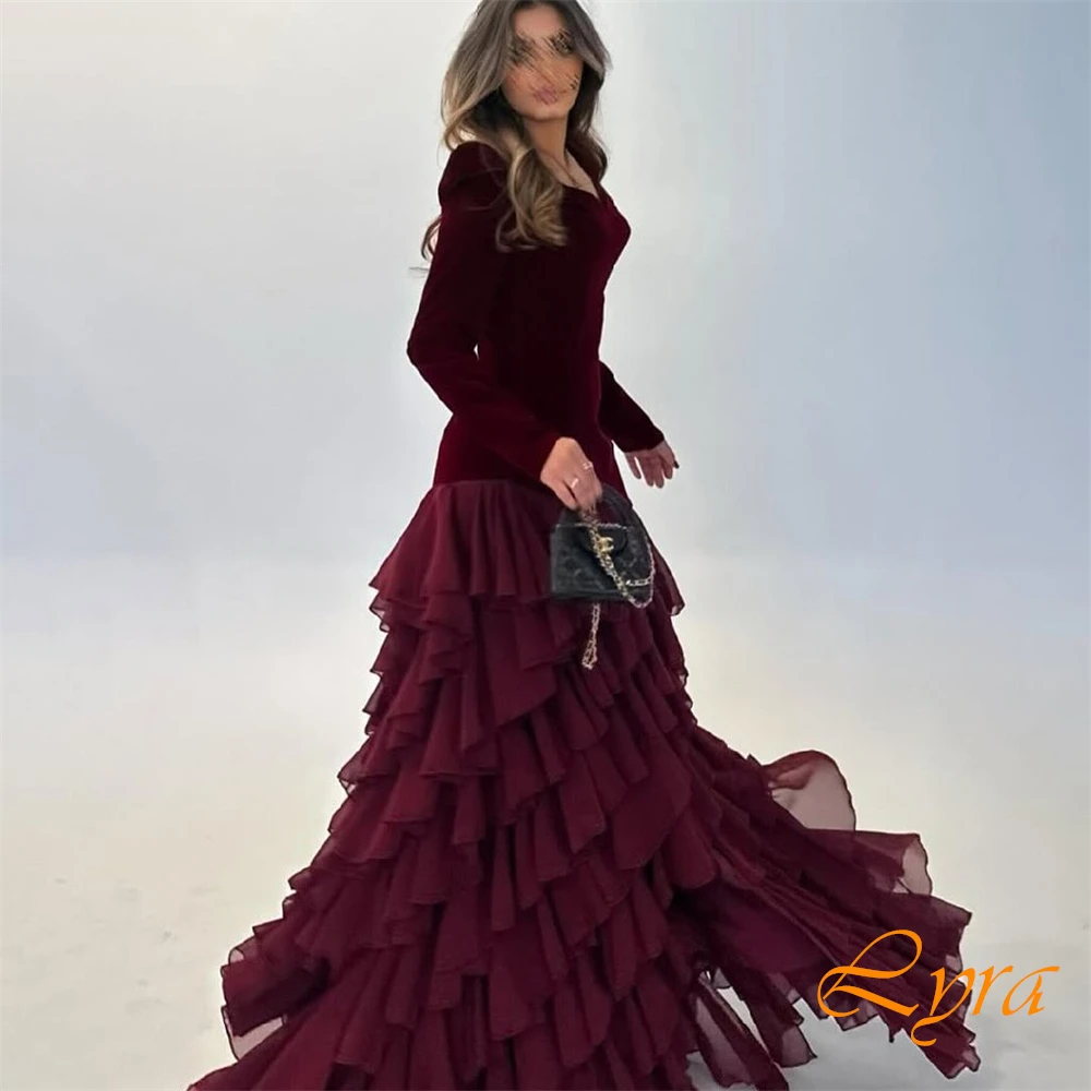 Customized V-Neck Long Sleeves Organza Mermaid Floor Length Evening Dress Classic Party Dresses Delicate Special Occasion Gowns
Customized V-Neck Long Sleeves Organza Mermaid Floor Length Evening Dress Classic Party Dresses Delicate Special Occasion Gowns