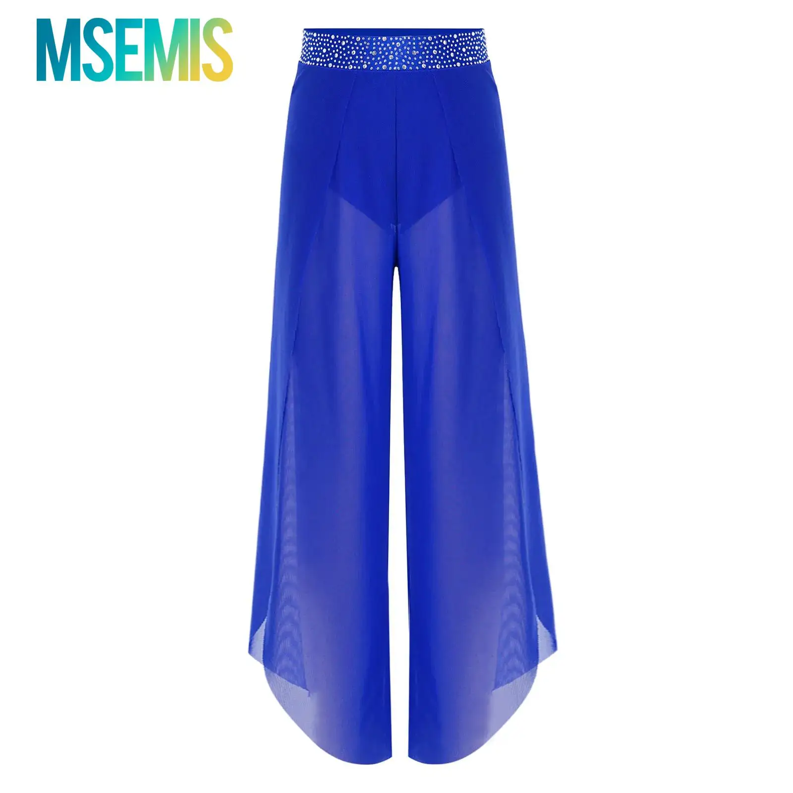 Kids Girls Ballet Lyrical Dance pants Performance Costume Shiny Rhinestone Waistband Side Split Mesh Pants Dancewear
Kids Girls Ballet Lyrical Dance pants Performance Costume Shiny Rhinestone Waistband Side Split Mesh Pants Dancewear