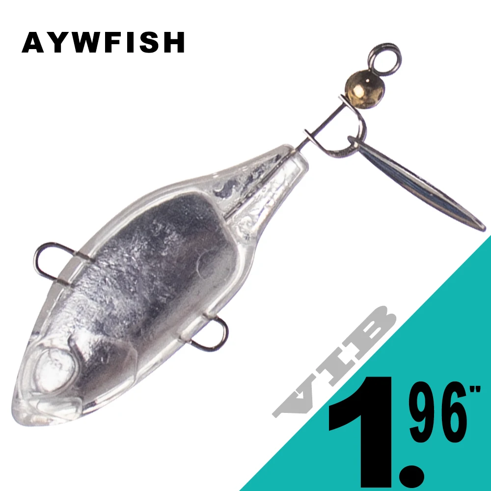 AYWFISH 1.96 дюйма 8 г Неокрашенные заготовки для вибро-приманок, искусственные мини-тонущие вибро-приманки с ложкой, 20 шт./лот
AYWFISH 1.96 дюйма 8 г Неокрашенные заготовки для вибро-приманок, искусственные мини-тонущие вибро-приманки с ложкой, 20 шт./лот