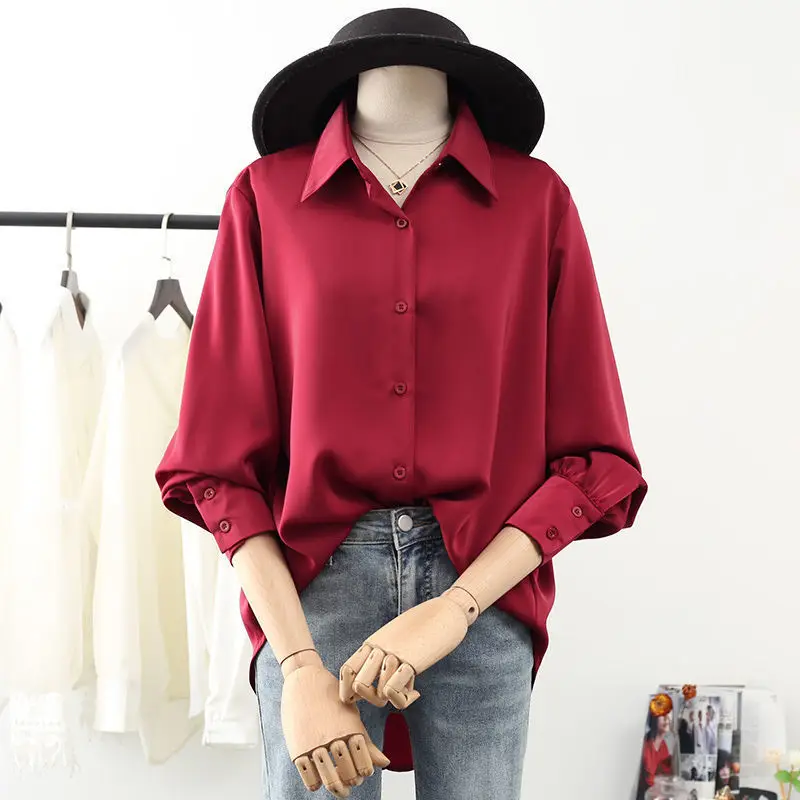 2025 Autumn Elegant and Youth Woman Blouse Korean Style Loose Long Sleeve Chiffon Shirt Beautiful Women's Blouses
2025 Autumn Elegant and Youth Woman Blouse Korean Style Loose Long Sleeve Chiffon Shirt Beautiful Women's Blouses