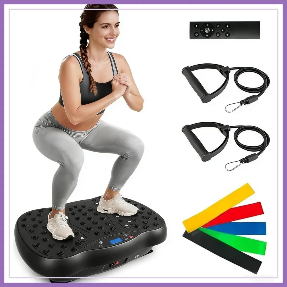 Vibration Plate Exercise Machine, 10 Auto Modes 200 Levels, 450lbs Capacity Whole Body Shake Plate for Home Workout
Vibration Plate Exercise Machine, 10 Auto Modes 200 Levels, 450lbs Capacity Whole Body Shake Plate for Home Workout