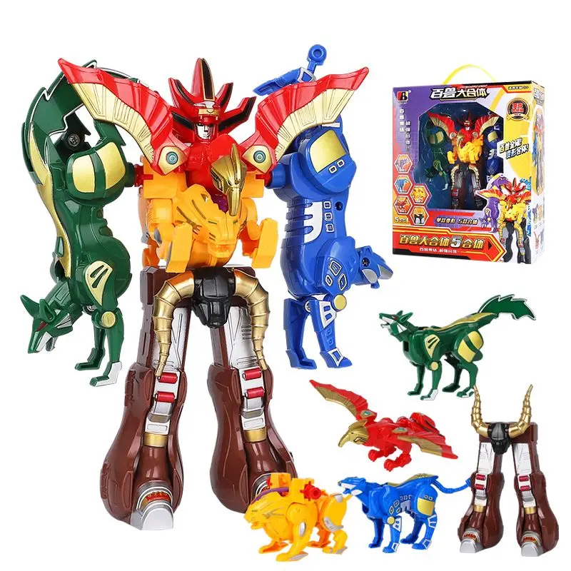 5 IN 1 Beast Deformation Action Figure Transforming Robot Toys and Leisure Boys Children Toy Game Interactive Collect Model Gift
5 IN 1 Beast Deformation Action Figure Transforming Robot Toys and Leisure Boys Children Toy Game Interactive Collect Model Gift