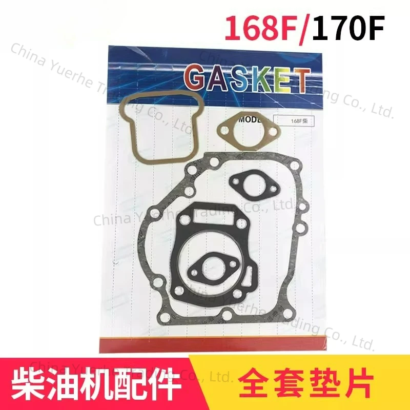 Маленькие горизонтальные детали дизельного двигателя 168F 170FA Верхняя часть, полный ход, ремонтный комплект дизельного двигателя Полный комплект прокладок
Маленькие горизонтальные детали дизельного двигателя 168F 170FA Верхняя часть, полный ход, ремонтный комплект дизельного двигателя Полный комплект прокладок