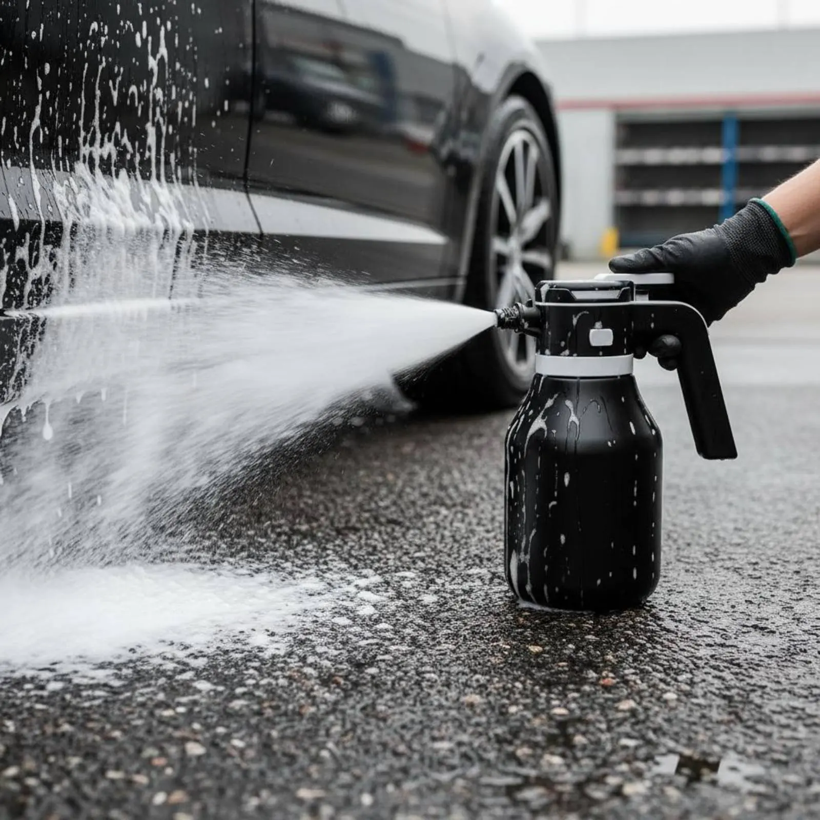 Car Wash Foamer Fan Spray Pressure Foam Sprayer Professional Foam Sprayer Wide Filling Mouth Spraying Equipment Safety Valve
Car Wash Foamer Fan Spray Pressure Foam Sprayer Professional Foam Sprayer Wide Filling Mouth Spraying Equipment Safety Valve