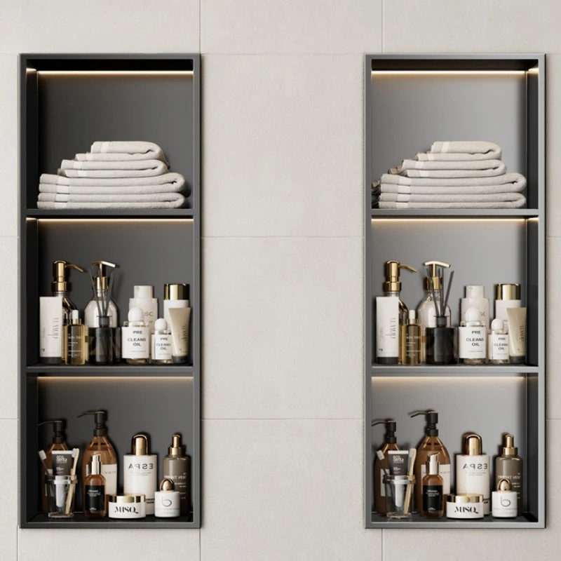 Stainless Steel Recessed Shower Niche, Large Capacity Wall Hidden Storage Rack for Bathroom, Waterproof Flush Mount Organizer
Stainless Steel Recessed Shower Niche, Large Capacity Wall Hidden Storage Rack for Bathroom, Waterproof Flush Mount Organizer