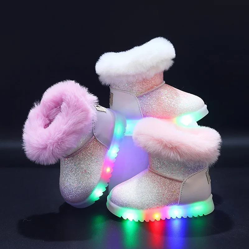 Fashion Girls Shoes Winter New Kids Snow Boot Comfort Anti Slip Girl Hairy Ankle Boots Simple Versatile Child Shine Cotton Shoe
Fashion Girls Shoes Winter New Kids Snow Boot Comfort Anti Slip Girl Hairy Ankle Boots Simple Versatile Child Shine Cotton Shoe