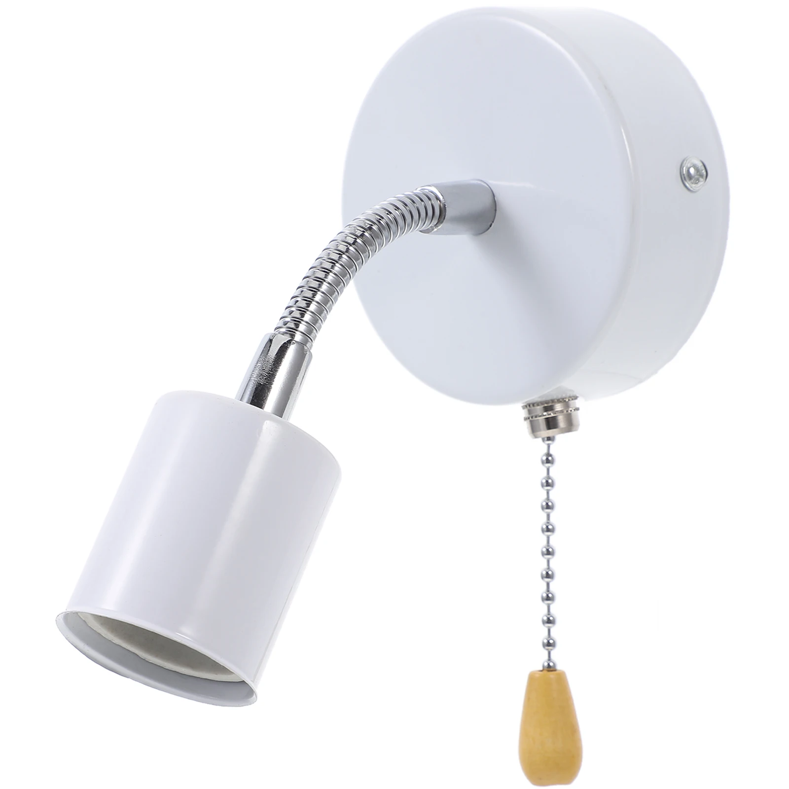 E27 Ceramic Lamp Base Socket Pull Chain Switch Rotatable Wall Holder Adapter Bulb Socket Converter for Kitchen Bedroom Shop
E27 Ceramic Lamp Base Socket Pull Chain Switch Rotatable Wall Holder Adapter Bulb Socket Converter for Kitchen Bedroom Shop