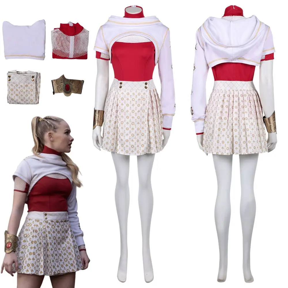 Zombies 4 Nova Cosplay Fantasia Costume for Women Skirt Hoodie Fancy Dress Up Roleplay Outfits Halloween Carnival Party Suit
Zombies 4 Nova Cosplay Fantasia Costume for Women Skirt Hoodie Fancy Dress Up Roleplay Outfits Halloween Carnival Party Suit