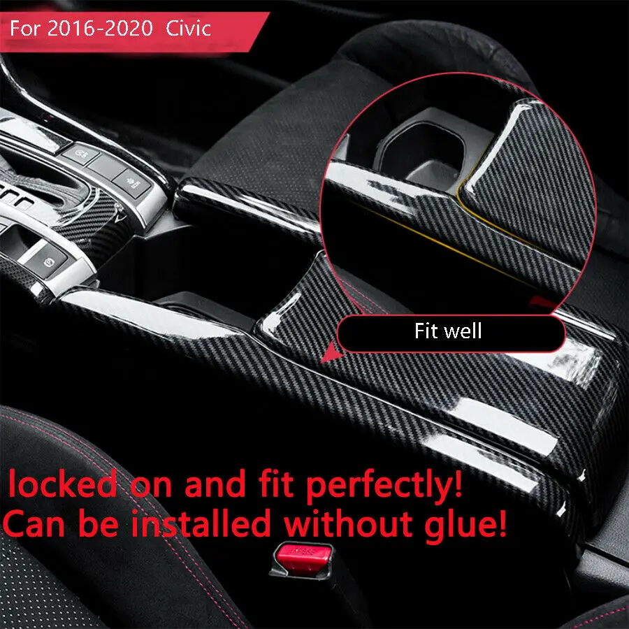 ABS Carbon Fiber Central Armrest Box Panel Trim Cover Car Central Armrest for Honda Civic 2016 2017 2018 2019 2020 2021
ABS Carbon Fiber Central Armrest Box Panel Trim Cover Car Central Armrest for Honda Civic 2016 2017 2018 2019 2020 2021