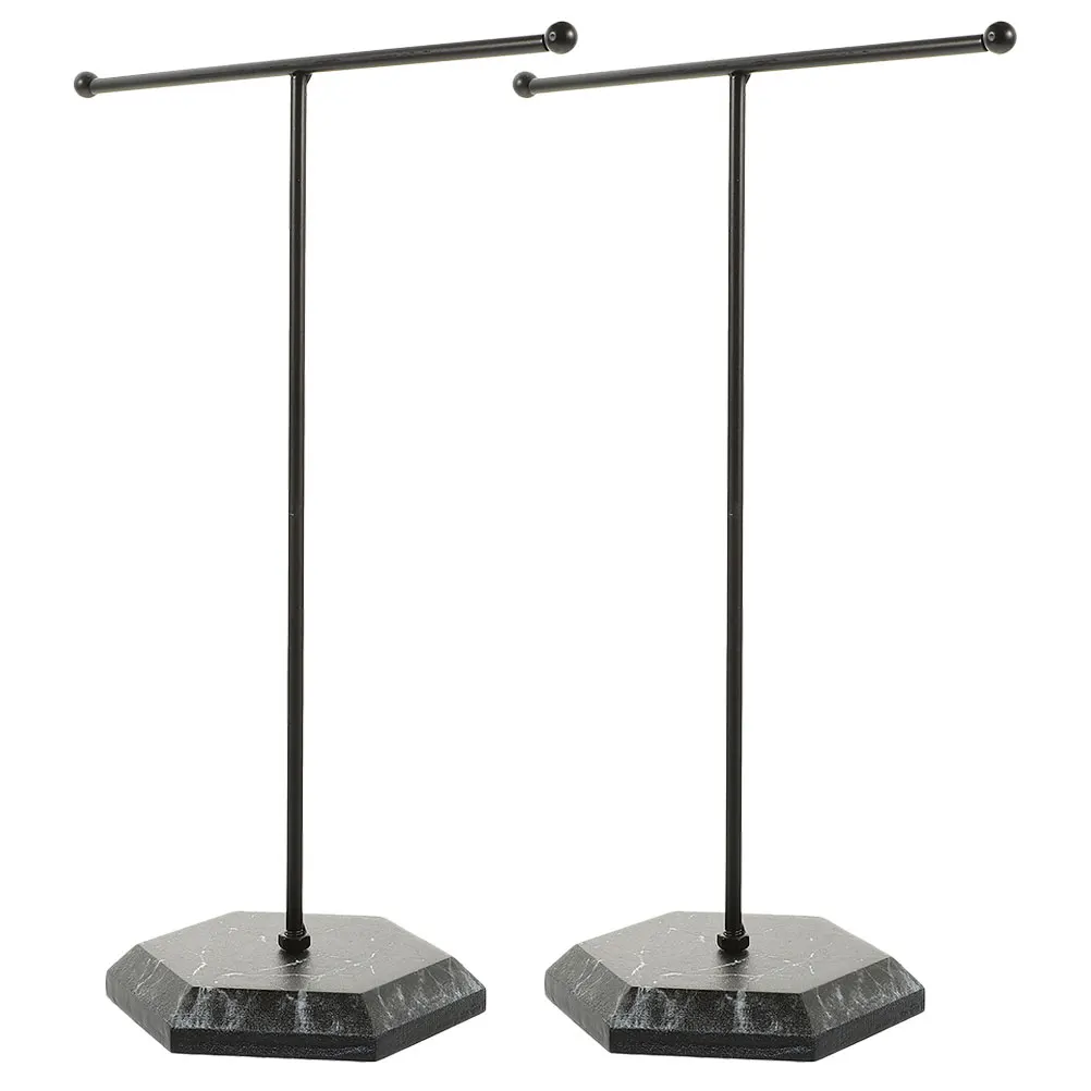 2Pcs Simple Iron TBar Jewelry St Necklace Display Rack Black Plastic Spacesaving ganizer Retail Earring Hanger
2Pcs Simple Iron TBar Jewelry St Necklace Display Rack Black Plastic Spacesaving ganizer Retail Earring Hanger