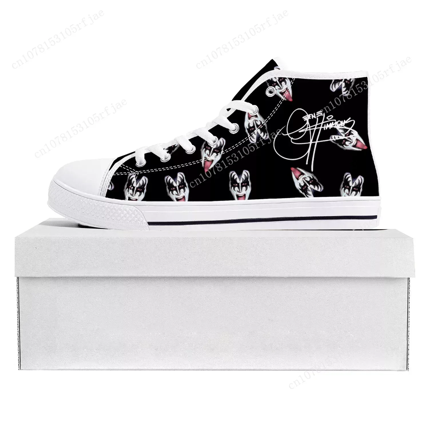 Gene Simmons Singer High Top High Quality Sneakers Mens Womens Teenager Canvas Sneaker Casual Couple Shoes Custom Shoe White
Gene Simmons Singer High Top High Quality Sneakers Mens Womens Teenager Canvas Sneaker Casual Couple Shoes Custom Shoe White